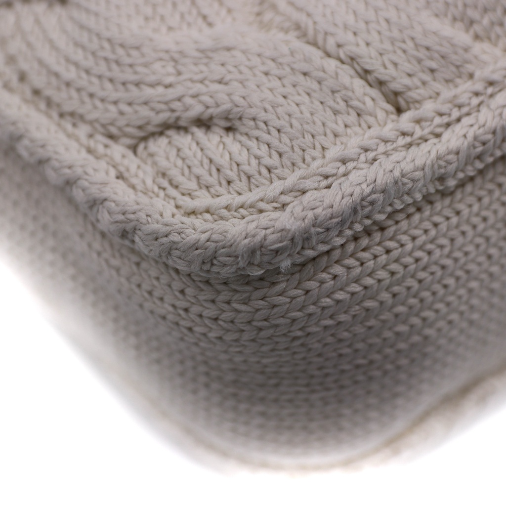 Gucci GG Wool Marmont Small Shoulder Bag Matelassé White 443497