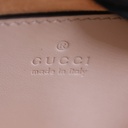 Gucci GG Marmont Chain Flap Wool Crossbody Bag White 739682