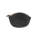 Prada Triangle Logo Zip Top Shoulder Bag Black