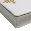 Prada Saffiano Leather Mini Bag White