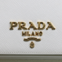 Prada Saffiano Leather Mini Bag White