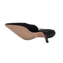 Christian Dior J'Adior Slingback Pump Black Technical Fabric In Size 36 1/2