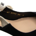 Christian Dior J'Adior Slingback Pump Black Technical Fabric In Size 38