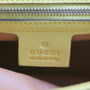 Gucci GG Marmont Small Shoulder Bag Python Yellow 443497
