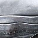 Balenciaga Hourglass Chain Wallet Crocodile Embossed Black