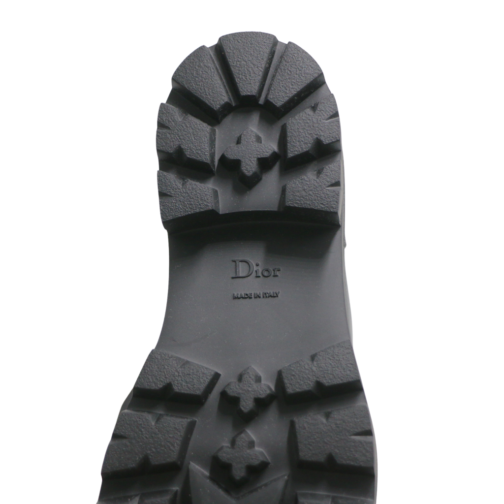 Christian Dior D-Town Boots Black In Size 38
