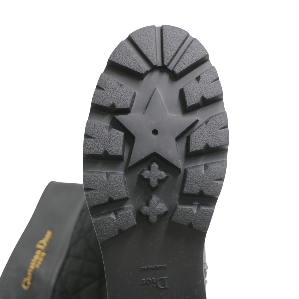 Christian Dior D-Town Boots Black In Size 38