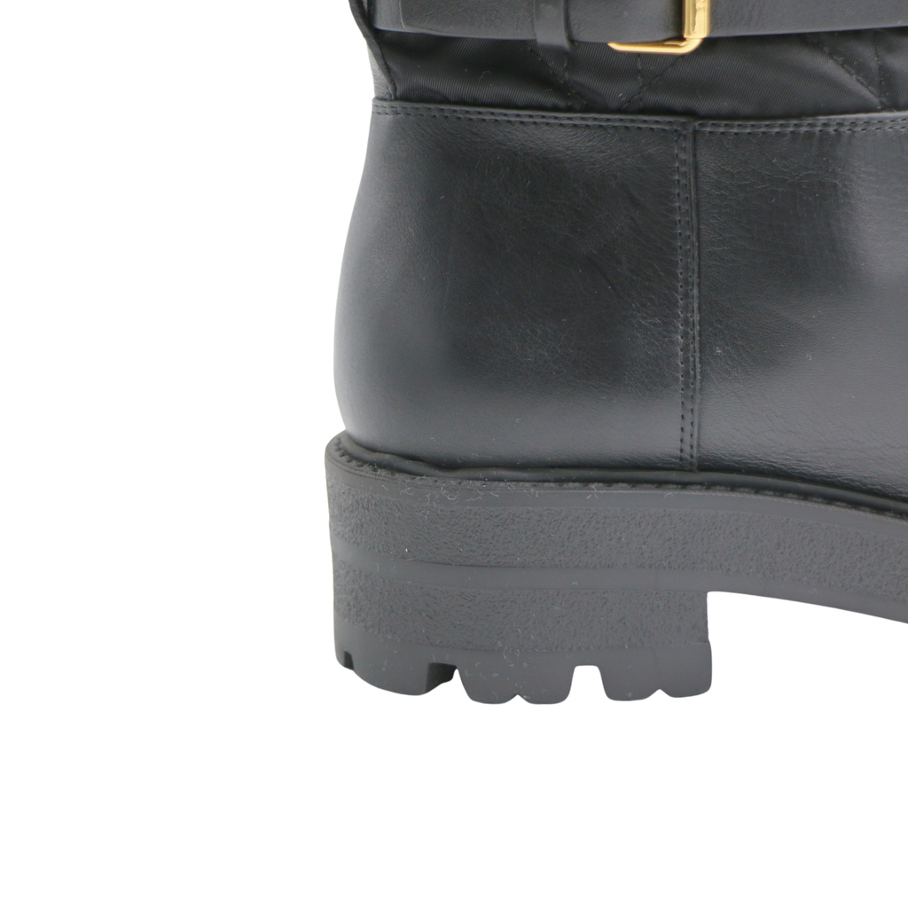 Christian Dior D-Town Boots Black In Size 38