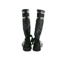 Christian Dior D-Major Boot Cannage Tweed and Black Calfskin