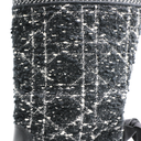 Christian Dior D-Major Boot Cannage Tweed and Black Calfskin