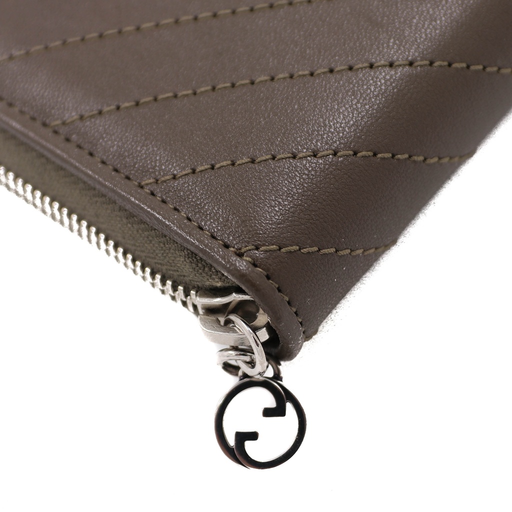 Gucci Blondie Zip Around Wallet Round Interlocking G 760312