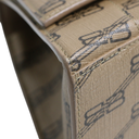 Balenciaga Coated Canvas BB Monogram Small Hourglass Top Handle Bag 