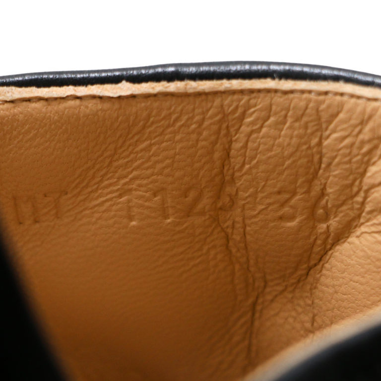 Christian Dior Lady Dior Heels Slide Lamskin Black In Size 36