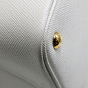 Prada Double Bag Small In Saffiano Leather White