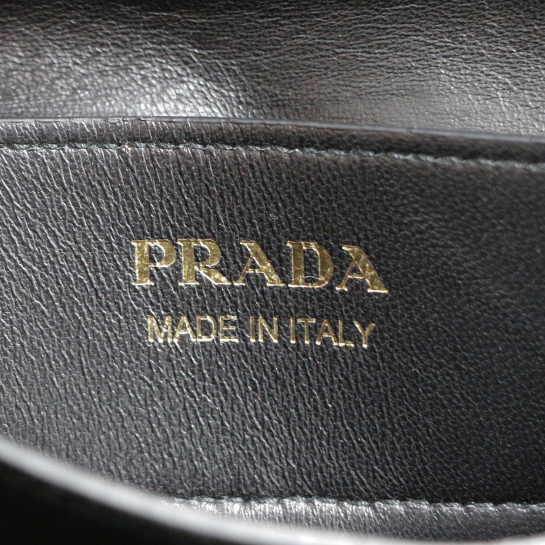 Prada Double Bag Small In Saffiano Leather White