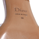 Christian Dior Dway Slide Pink Toile de Jouy Embroidered Cotton 39