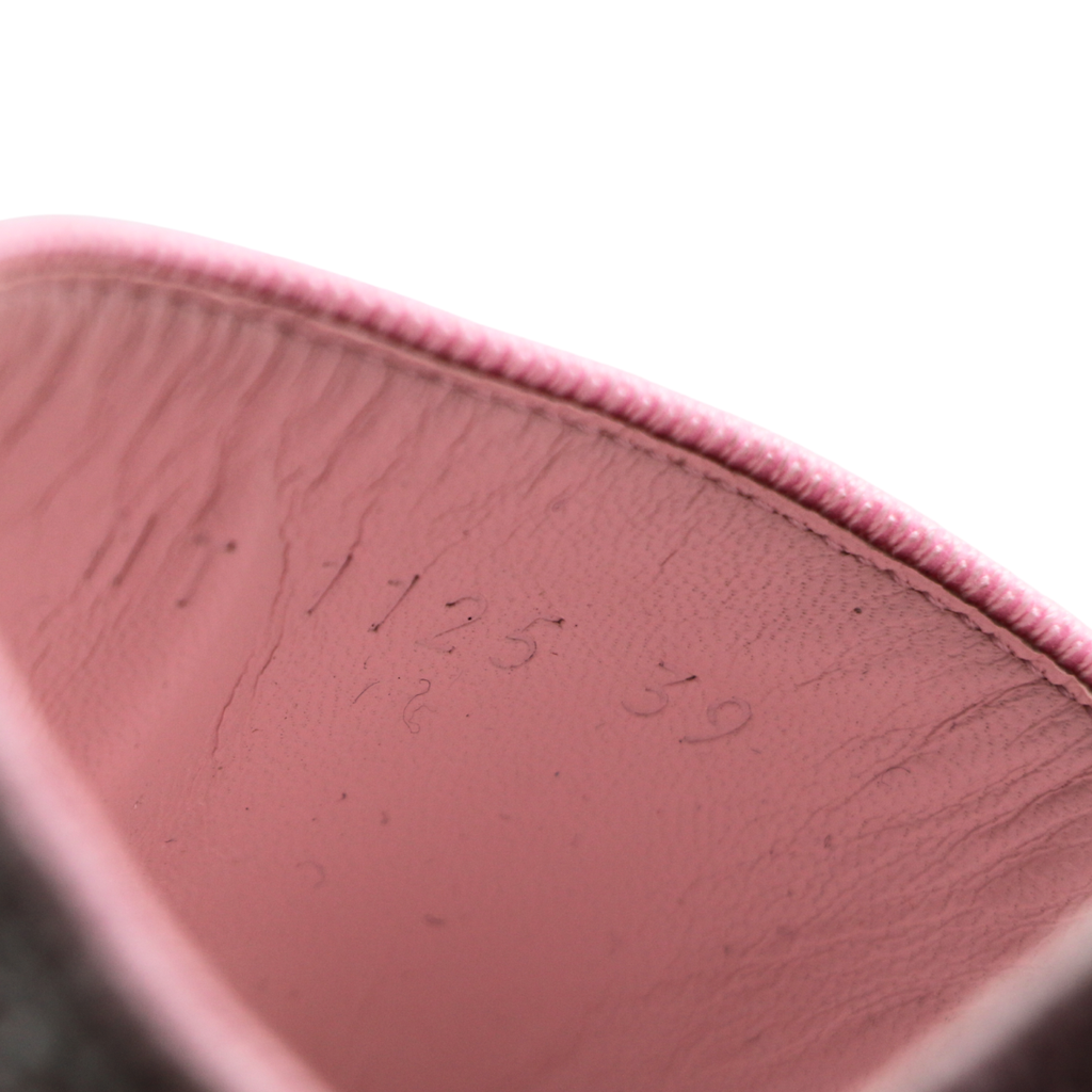 Christian Dior Dway Slide Pink Toile de Jouy Embroidered Cotton 39