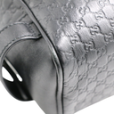 Gucci Black Leather Guccissima Toiletry Bag