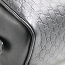 Gucci Black Leather Guccissima Toiletry Bag