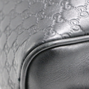 Gucci Black Leather Guccissima Toiletry Bag