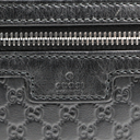 Gucci Black Leather Guccissima Toiletry Bag