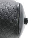 Gucci Black Leather Guccissima Toiletry Bag