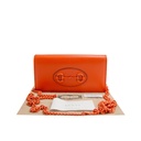 Gucci Horsebit 1955 Orange Wallet with Chain 621892