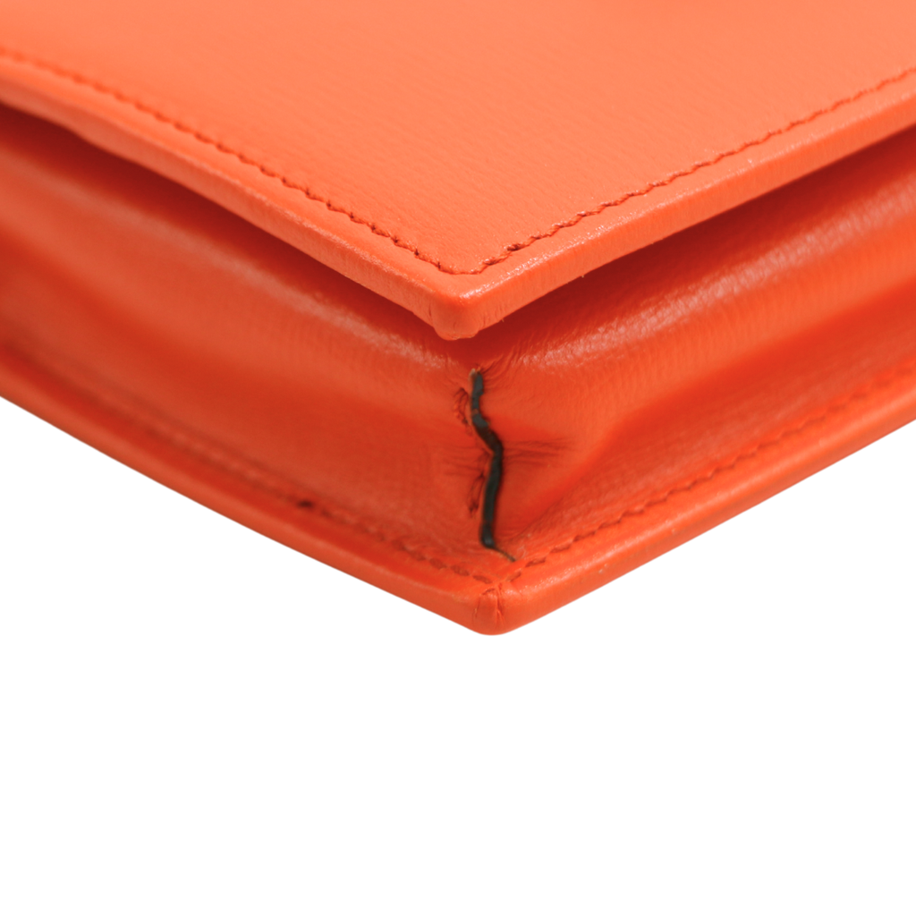 Gucci Horsebit 1955 Orange Wallet with Chain 621892