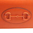 Gucci Horsebit 1955 Orange Wallet with Chain 621892