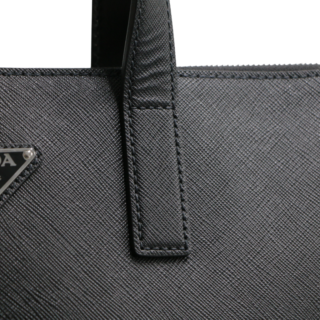 Prada Saffiano Leather Tote Bag Black 2VG039