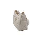 Prada System Nappa Leather Patchwork White Bag