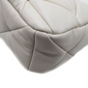 Prada System Nappa Leather Patchwork White Bag