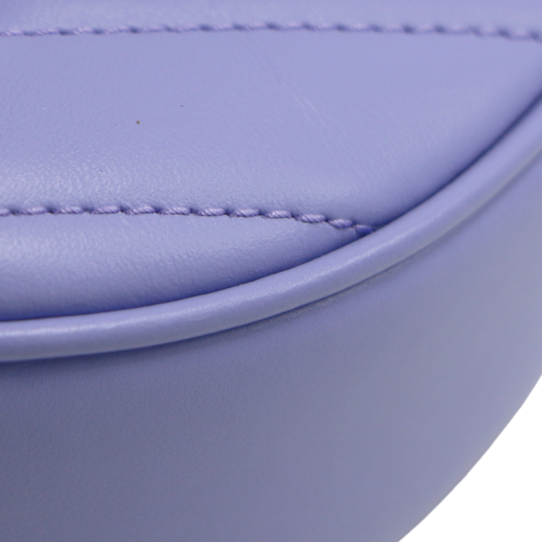 Guccci GG Marmont Half Moon Shaped Mini Bag Purple 699514