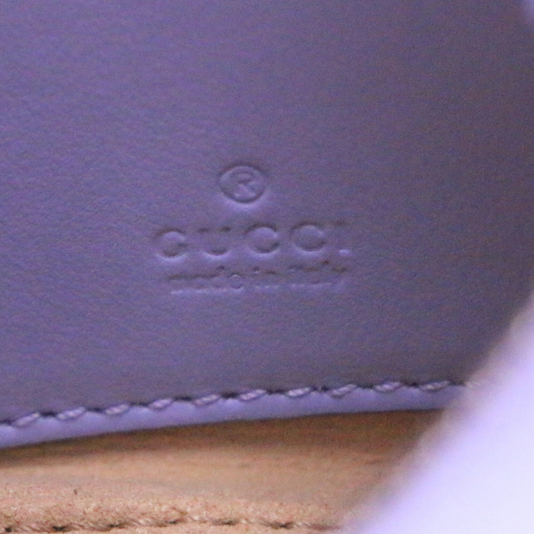 Guccci GG Marmont Half Moon Shaped Mini Bag Purple 699514