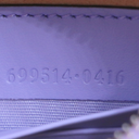 Guccci GG Marmont Half Moon Shaped Mini Bag Purple 699514