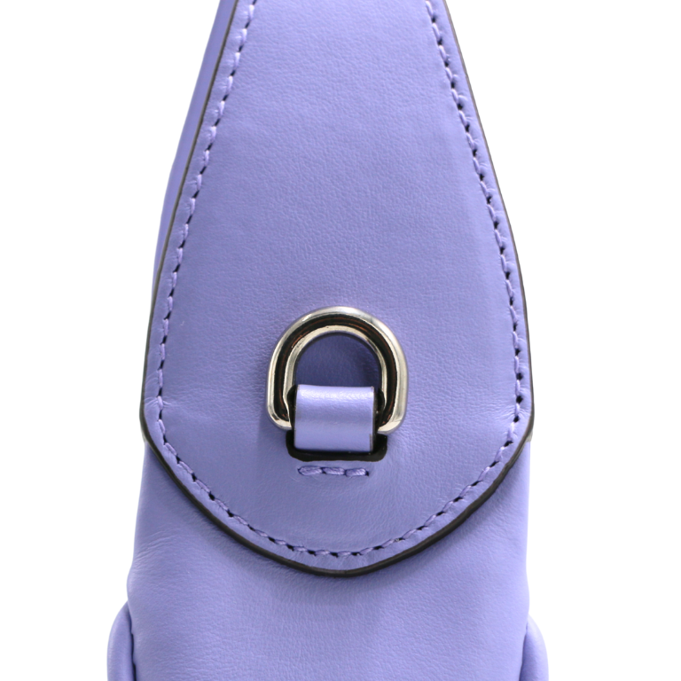 Guccci GG Marmont Half Moon Shaped Mini Bag Purple 699514