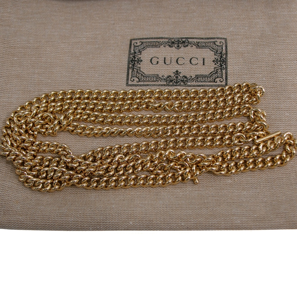 Gucci Calfskin Super Mini GG Marmont Shoulder Bag Deep Gray 772759