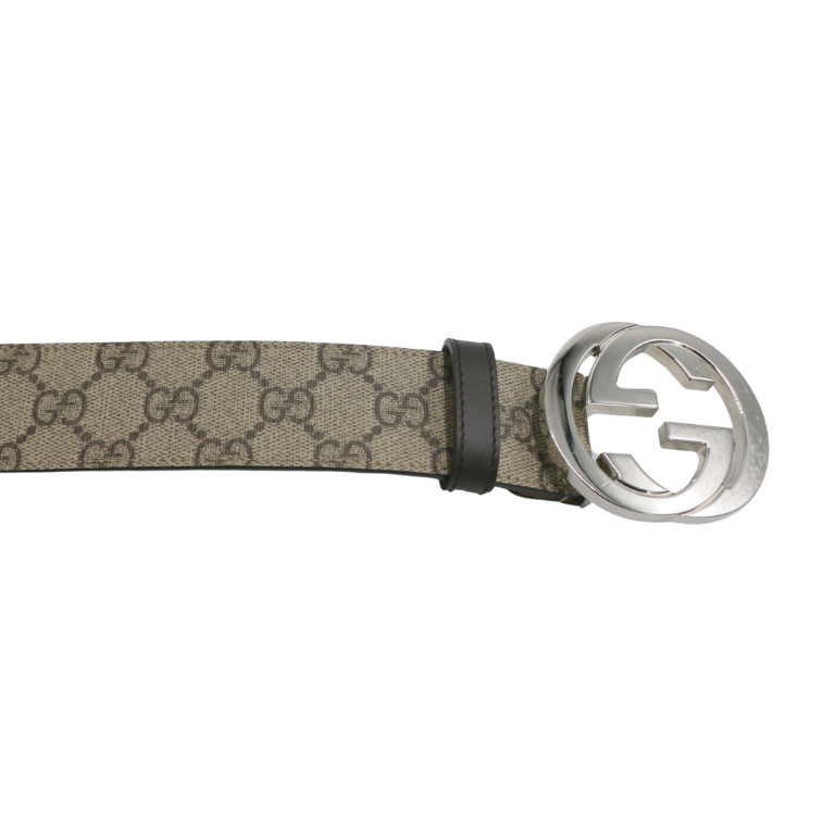 Gucci GG Supreme Belt With G Buckle 411924 85 34