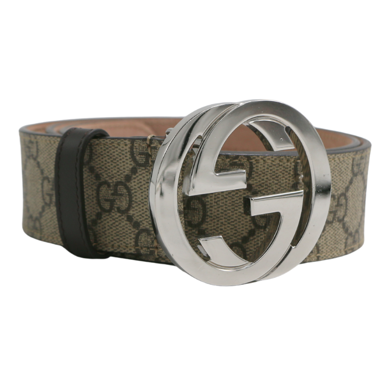 Gucci GG Supreme Belt With G Buckle 411924 85 34