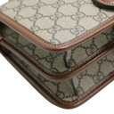 Gucci Mini crossbody bag with Interlocking G in Beige GG Canvas 671620