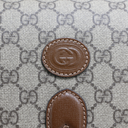 Gucci Mini crossbody bag with Interlocking G in Beige GG Canvas 671620
