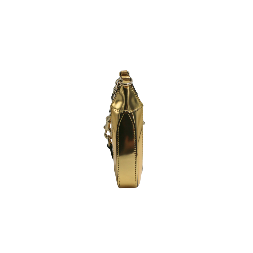 Gucci Mini Jackie Patent Leather Gold 782889