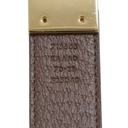 Gucci Reversible Belt with Squared Interlocking G 715603 In Size 70 28