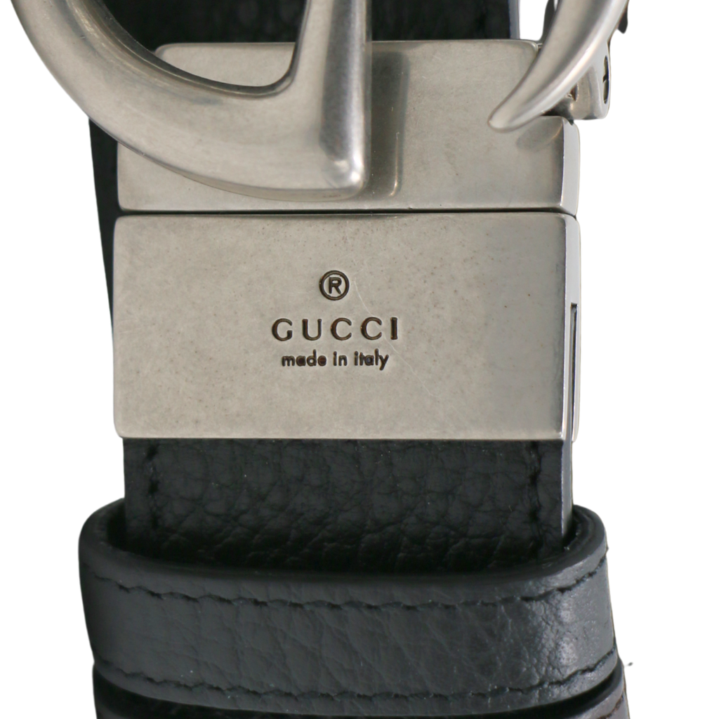 Gucci GG Supreme Reversible Belt In Size 75 30 627055