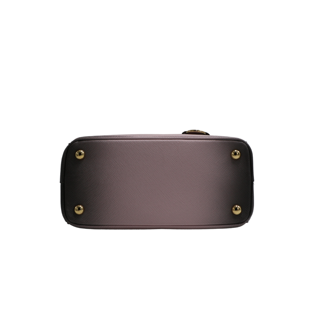 Prada Pink Ombre Saffiano Small Double Zip Galleria Tote