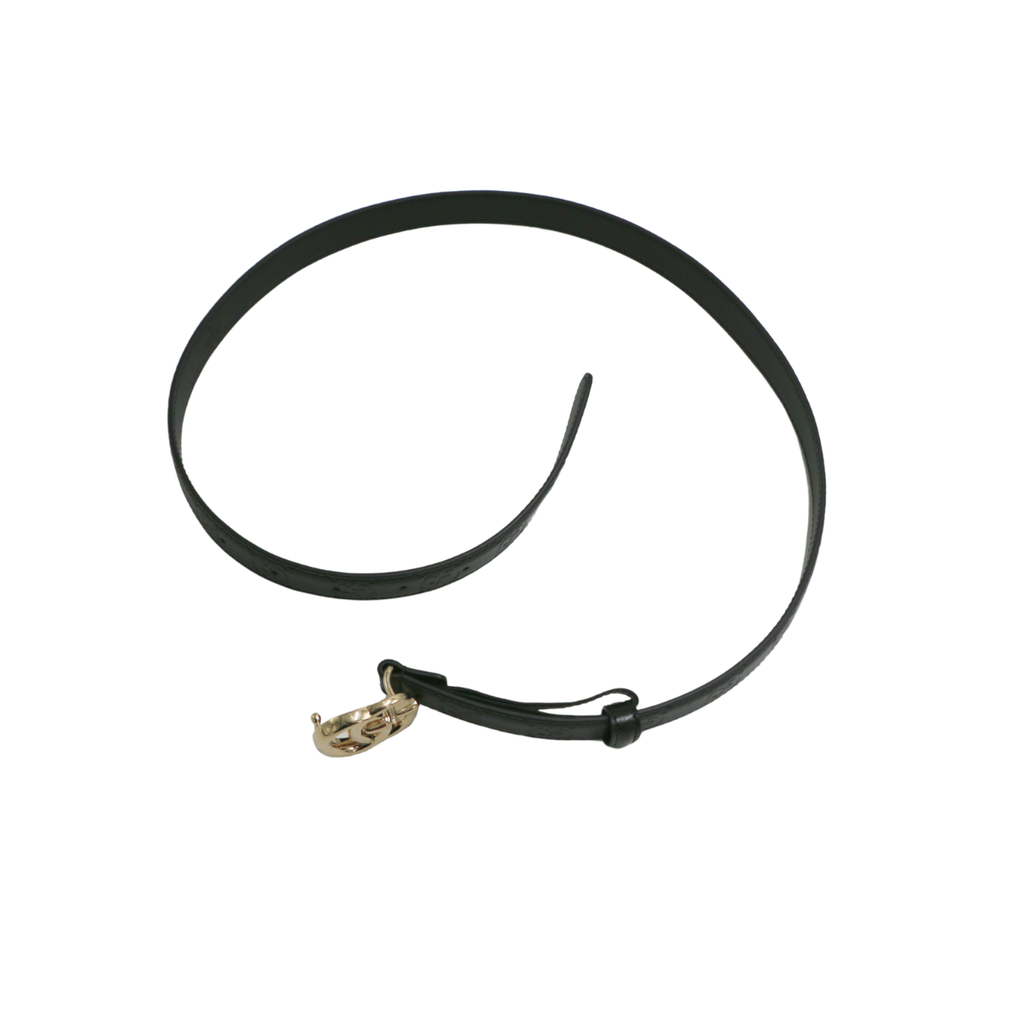 Gucci GG Black Belt 813005 In Size 80 32