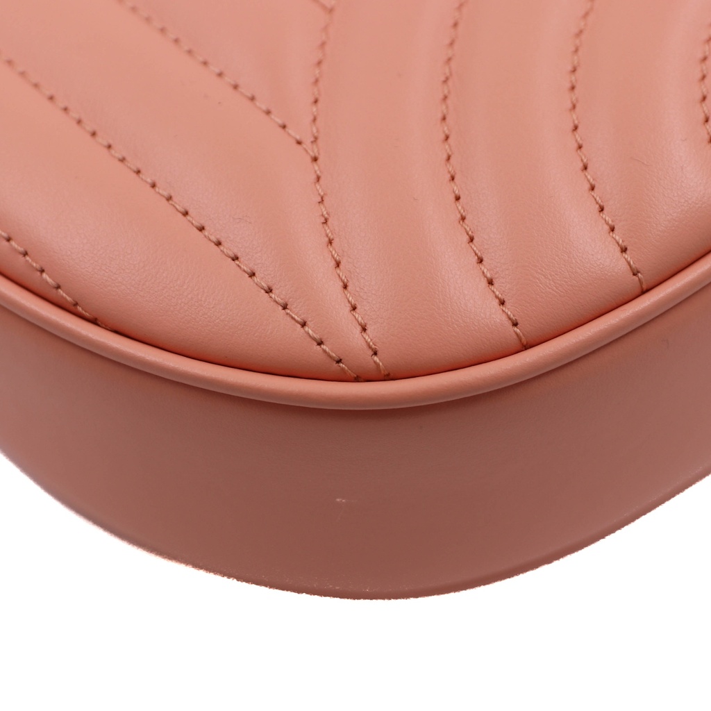 Guccci GG Marmont Half Moon Shaped Mini Bag Pink 699514