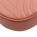 Guccci GG Marmont Half Moon Shaped Mini Bag Pink 699514