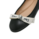 Christian Dior J'Adior Ballet Flats Black Size 39 1/2