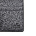 Gucci Calfskin Boar Effect GG Marmont Bi-Fold Wallet Black 428726